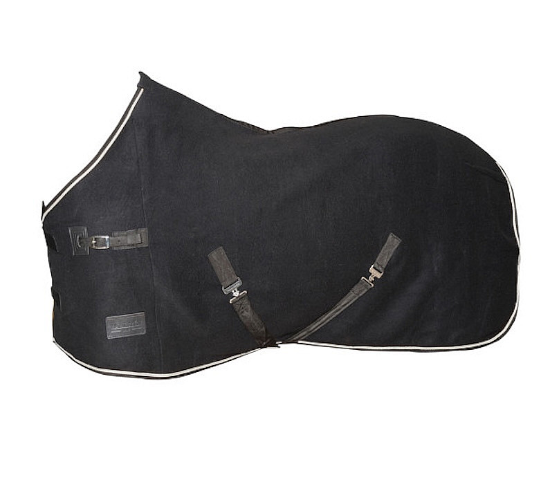 Vlněná odpocovací deka WAHLSTÉN Svart Heavy černá vel. 145 cm