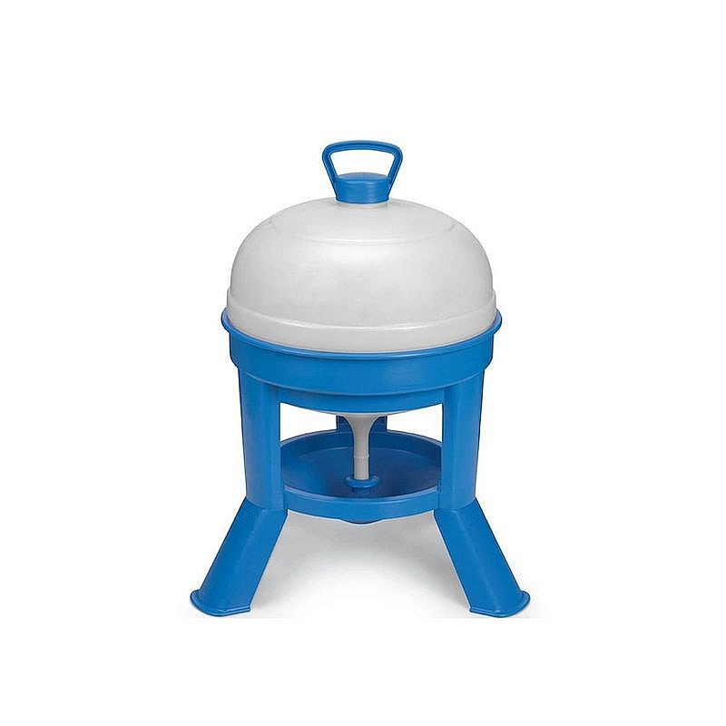 Barelová napáječka pro drůbež GAUN 10890 20 l bílo-modrá