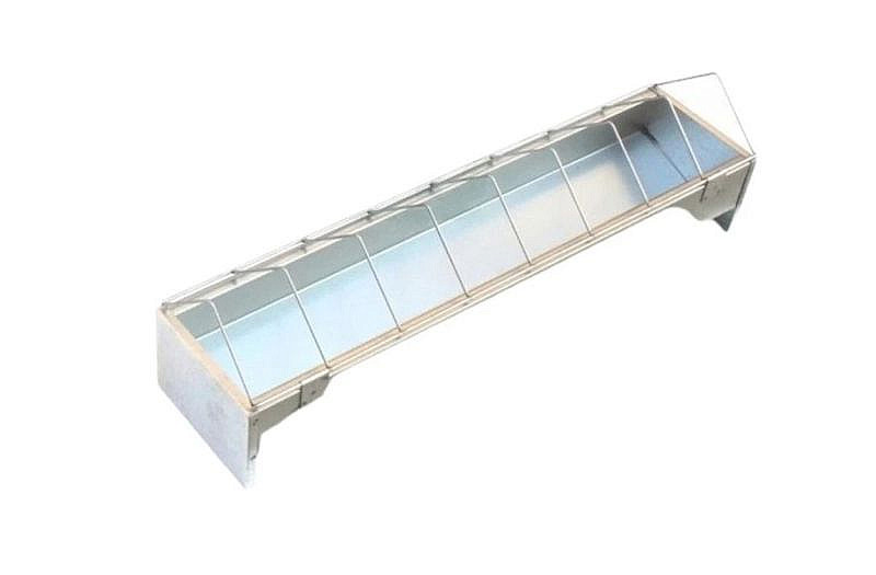Žlabové krmítko pro husy 67 cm pozinkované hluboké