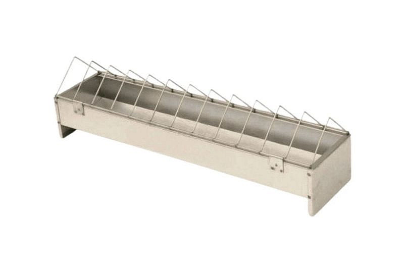 Žlabové krmítko pro drůbež 67 cm pozinkované hluboké