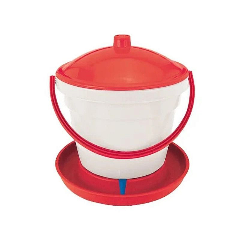 Kbelíková napáječka s plováčkem 12 l pro drůbež