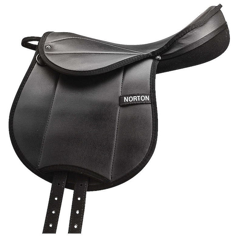Dětské sedlo NORTON Rexine Junior 13" plastové černé