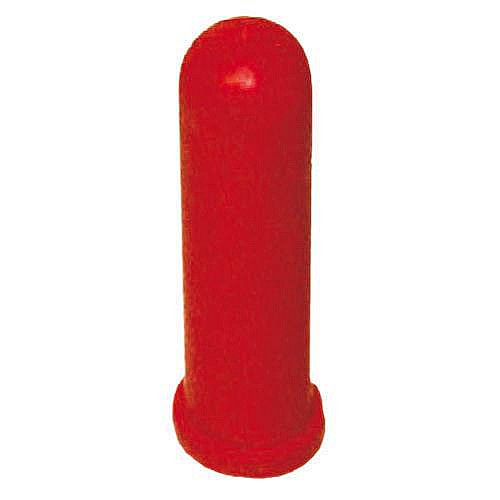 Dudlík pro telata gumový červený 10 cm