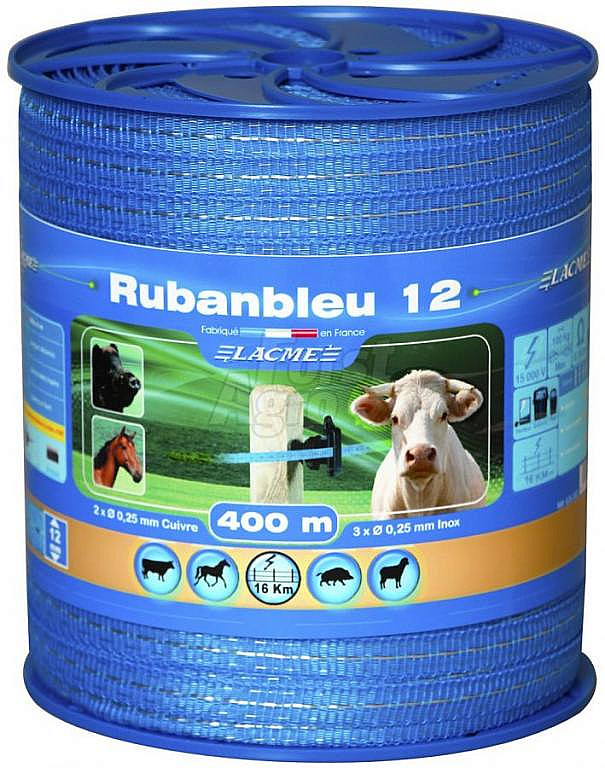 Ohradníková páska Rubanbleu 12 mm