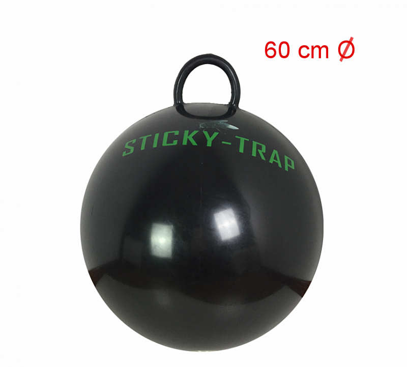 Sticky trap - černý míč k výrobě pasti na ovády