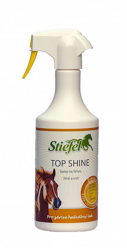 Rozčesávací sprej na hřívu STIEFEL Top Shine s Aloe Vera 750 ml