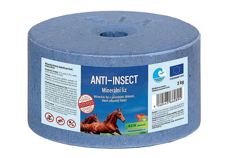 Minerální liz pro koně Anti-Insect