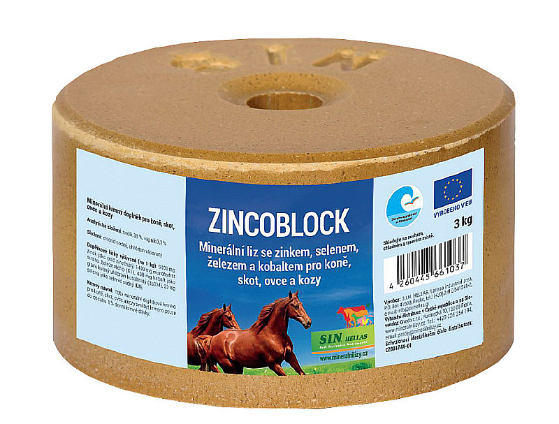 MInerální liz pro koně Zincoblock