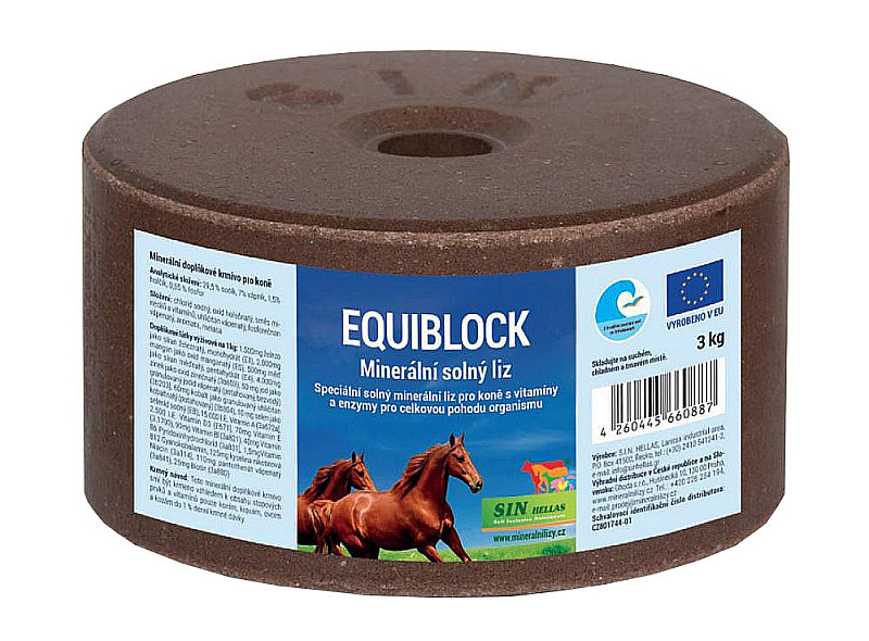 Minerální liz pro koně Equiblock