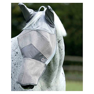 Maska proti hmyzu Premier Equine Buster Xtra stříbrná
