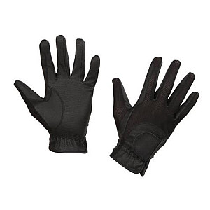 Jezdecké rukavice Covalliero SummerTech černé vel. XL