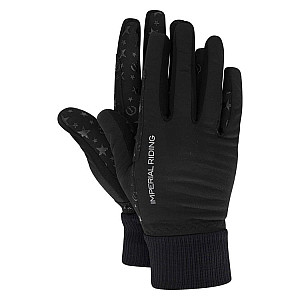 Zimní jezdecké rukavice Imperial Riding Sporty černé