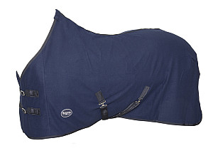 Odpocovací fleecová deka pro koně Wahlsten modrá