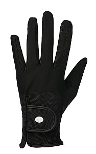 Jezdecké rukavice EQUITHEME Soft černé