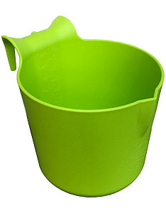 Závěsný žlab OK Plast kruhový s výlevkou 8 l světle zelený