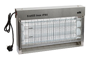 Elektrický lapač hmyzu EcoKill nerez IPX4 2x15 W