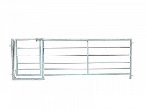 Ohradový panel pro ovce - jeklový rám s brankou