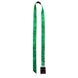 Krční řemen pro značení skotu - zelený s plastovou sponou 130 cm