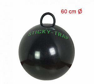 Sticky trap - černý míč k výrobě pasti na ovády