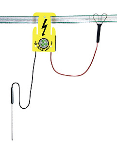 Signální světlo pro elektrické ohradníky - žluté