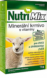 Minerální doplňkové krmivo NutriMix pro ovce a spárkatou zvěř